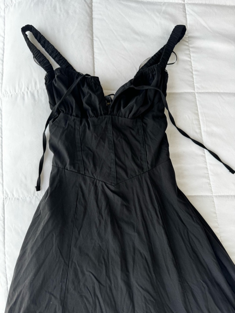 Black Fit-and-Flare Dress